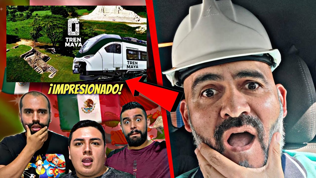 Ingeniero civil SORPRENDIDO con EL TREN MAYA 🇲🇽🔥 explica lo AVANZADO que es MEXICO 😨