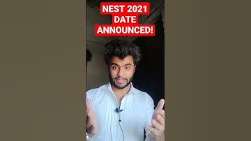 NEST 2021 exam date announced | NISER Bhubaneswar | CEBS