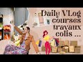 Daily vlog  journe horrible  on change de porte  colis guess  courses  mnage etc