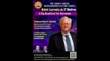 "3 Big Questions for Astronomy" || Subra Suresh Distinguished Lecture Series - Day 2