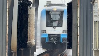 Lets wash a train! Amersfoort - Zwolle (Traindrivers view of the Netherlands)