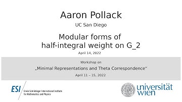 Aaron Pollack - Modular forms of half-integral weight on G_2