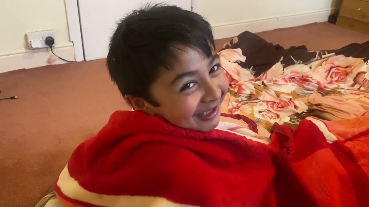 Baby stuck in the blanket 🤣