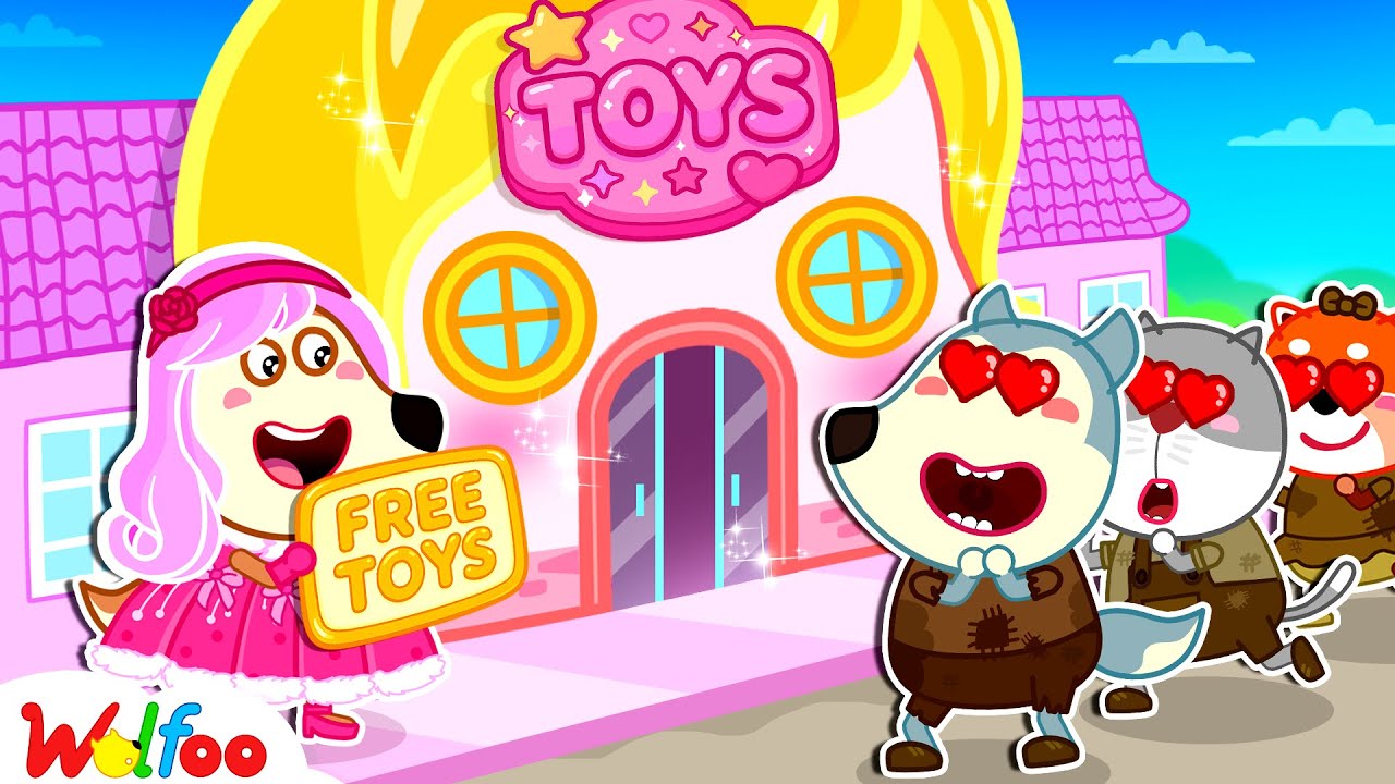 Wolfoo & Lucy's Kindness Project | Free Toys for All! | Wolfoo Channel | Kids Cartoon