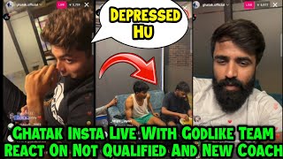 GodL Ghatak Insta Live With Jonathan, Neyoo & Others - Reaction On Not Qualified And New Coach