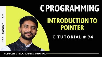 Introduction to Pointer in C Programming | In Hindi
