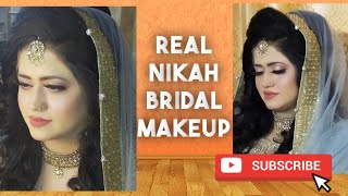 Real Nikah Bridal Makeup 💄| Soft Makeup Pakistani Bride 💖 screenshot 1