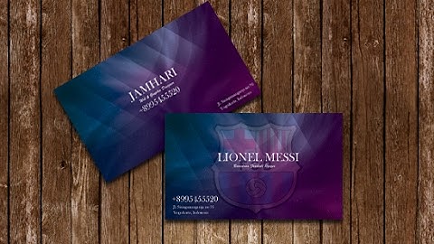Photoshop Mockup Tutorial How to Create Space Themed Business Card in Photoshop CS6 Part 1