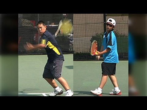 2011全国選抜ジュニアテニス選手権大会 U12 準決勝  田中優之介 VS 堀江亨