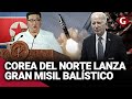 COREA DEL NORTE 🇰🇵 lanza MISIL BALÍSTICO y en RESPUESTA a ESTADOS UNIDOS 🇺🇸 | Gestión