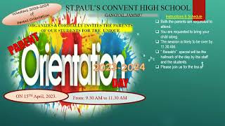 Information parent orientation digital invitation card 2 Update
