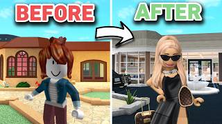 TURNING THE STARTER MANSION INTO A HOTEL in BLOXBURG