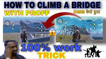 How to climb bridge pubg mobile | pubg mobile me bride par kaise chade | season 14 new bridge tricks