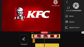 KFC Logo Remake Kinemaster Speedrun x8.5 Speed