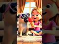Cute Pug Puppy Buys Giant Strawberry Ice Cream | Funny 3D Animation
