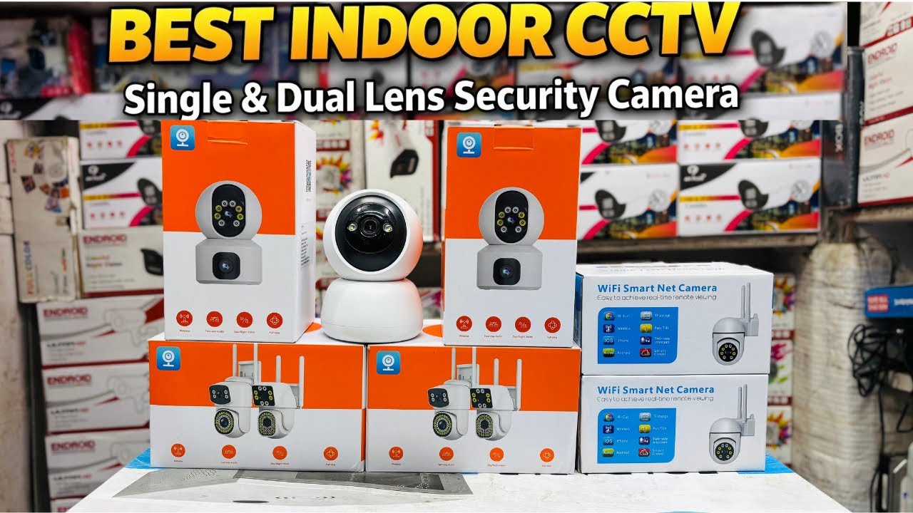 Cheapest Best Indoor CCTV Camera Single&Dual Lens Market in Delhi 🔥|