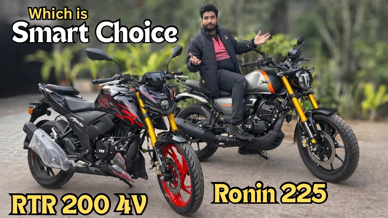 Daily Use के लिए RTR 200 या Ronin 225 ? Honest Comparison ! City + Highway कौन सी बेहतर ?