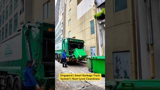 Singapore’s Smart Garbage Truck System! | Next-Level Cleanliness #cleansingapore
