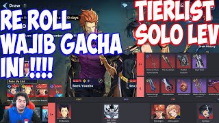 Pemula Harus Tau !! Tierlist Re Roll Solo Leveling Yang Wajib Di Gacha 🔥🔥- Solo Leveling Arise