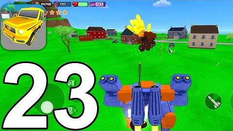 Gangs Wars: Pixel Shooter RP - Gameplay Walkthrough Part 23 - Robot (Android, iOS)