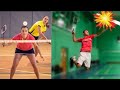 🏸⚡🔥#howtoplaybadminton #shuttlecock #badminton trick shot #badmintonsmash #badmintonmatch #wolfgame