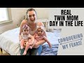 Twin Mom Day In The Life | 24 Hours with Twin Babies | Productive Stay At Home Mom | SAHM DITL Twins