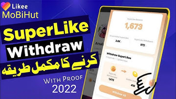 How To WithDraw Likee SuperLike Tutorial in Urdu/Hindi 2022