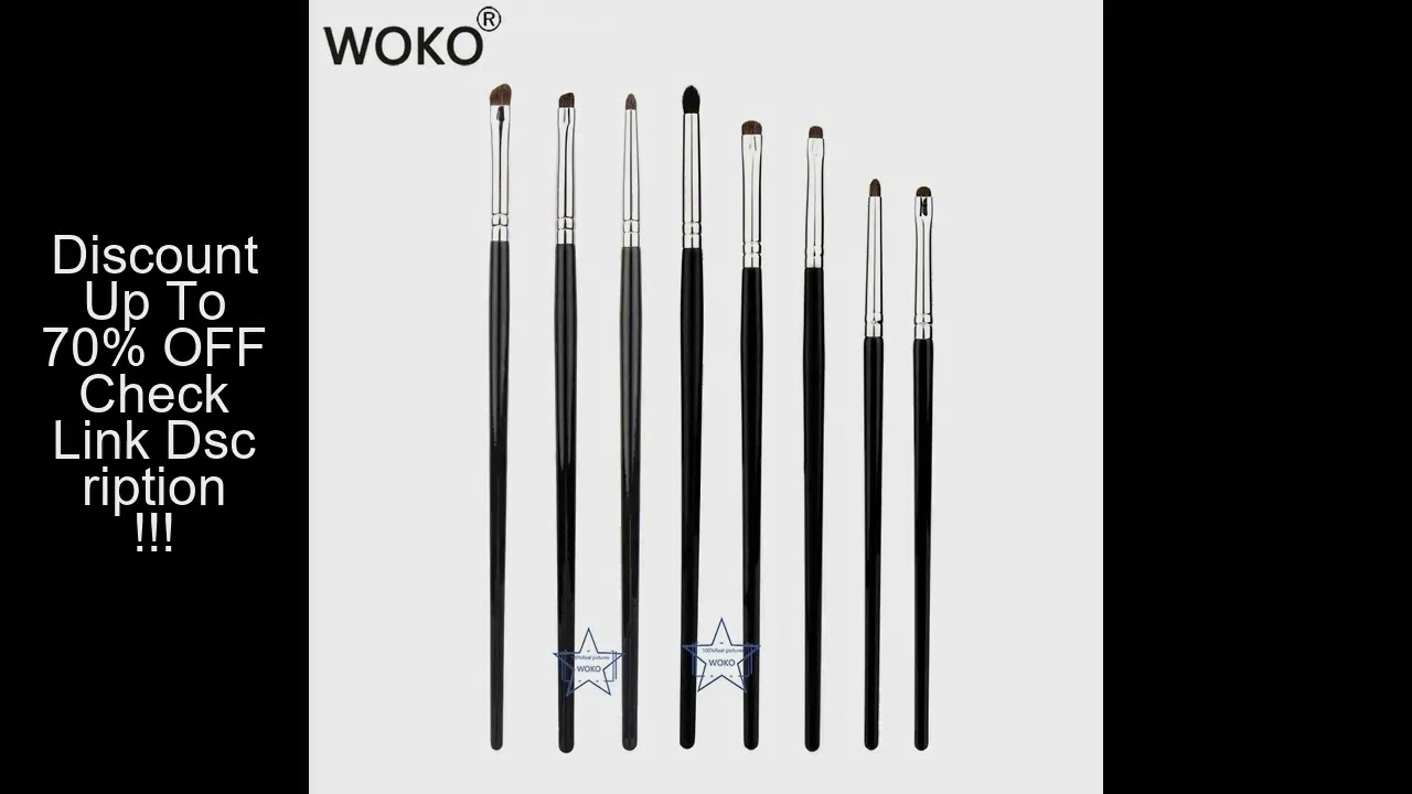 Small Smoky Liner Makeup Brushes Eyeliner Smudge Brush Precision Smudge Makeup Brush Horse Hair Eyes