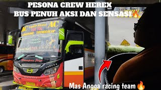 BUS GAK BISA PELAN KENCANG TERUS!😬TRIP HJ MACAN KAMPUS (PESONA CREW HEREX)🔥