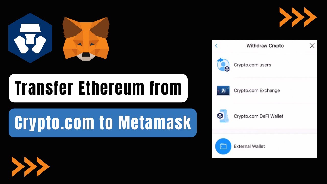 How to Transfer Ethereum from Crypto.com to Metamask !