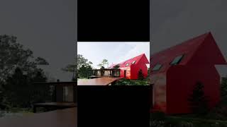 Project: Tropical House #shorts  #revit  #enscape
