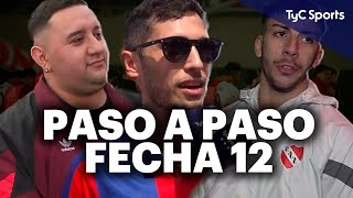PASO a PASO - FECHA 12 - CLAUSURA 2025 ⚽ La PALABRA de los HINCHAS de RIVER, INDEPENDIENTE y más