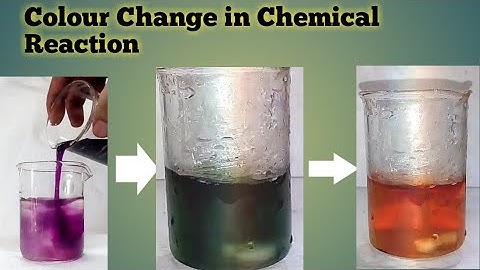 Colour Change In Chemical Reaction | Chameleon Reaction | Colour of Chemistry |