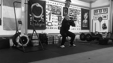 DBL KB RACK BOX SQUATS