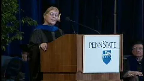Susan Avery addresses Graduating Class