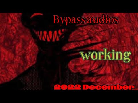 RARE! roblox bypass audio 2022 December | No Group - YouTube