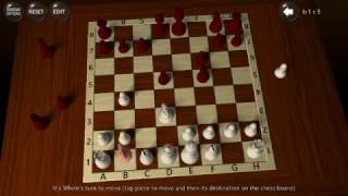 Neon Chess (by Cab) - free offline classic 3D board game for Android -  gameplay. 