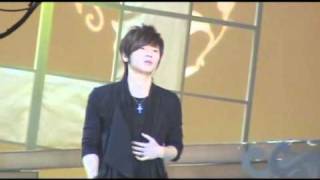 090418 Music Core - 눈물이 뚝뚝 rehearsal [K.Will with Ryeowook]