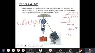 Problem 13-27 | Force & Acceleration | Chapter: 13 | Kinetics of a Particle