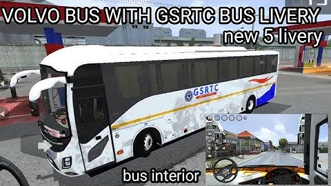 //GSRTC VOLVO BUS LIVERY FOR BUSSID//_DOWNLOAD NOW_🔥💫 #bussidbusmod #volvobuslivery #gsrtcvolvo