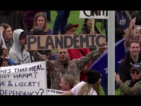 Многотысячный протест против коронавирусных ограничений прошел в Новой Зеландии