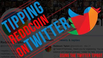 How To Use The Reddcoin Twitter Tipbot.