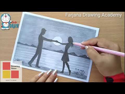 Pencil Sketch Of Boy Girl Friendship Pencil Sketches For Beginners Simple Pencil Drawing Ideas Youtube