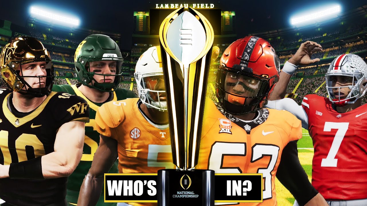 Who's In? The CFB Playoff Selection Show NCAA 23 Dynasty! College