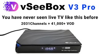 vSeeBox V3 Pro Live TV กล่องทีวี Android - ฮาร์ดแวร์ Amlogic ใหม่