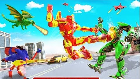 Flying Ostrich Robot Transform Part-1 | Rescue City Bike Robot Android GamePlay | By Game Crazy