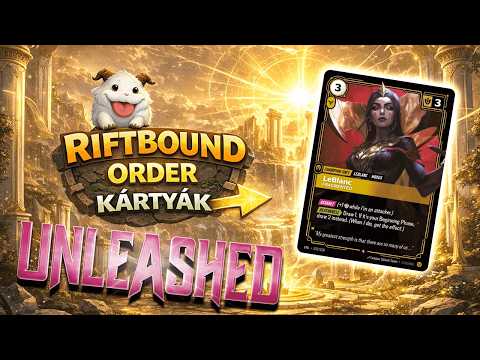 Riftbound Unleashed ORDER lapok – EZ A META ALAPJA?! ⚖️🔥