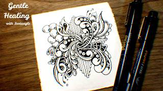 【Zentangle Inspired Art】Gentle Swirls & Flowing Patterns – Calm Drawing