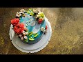 Bánh sinh nhật đẹp trang trí hoa kem bơ | Awesome Decorate buttercream flower cake