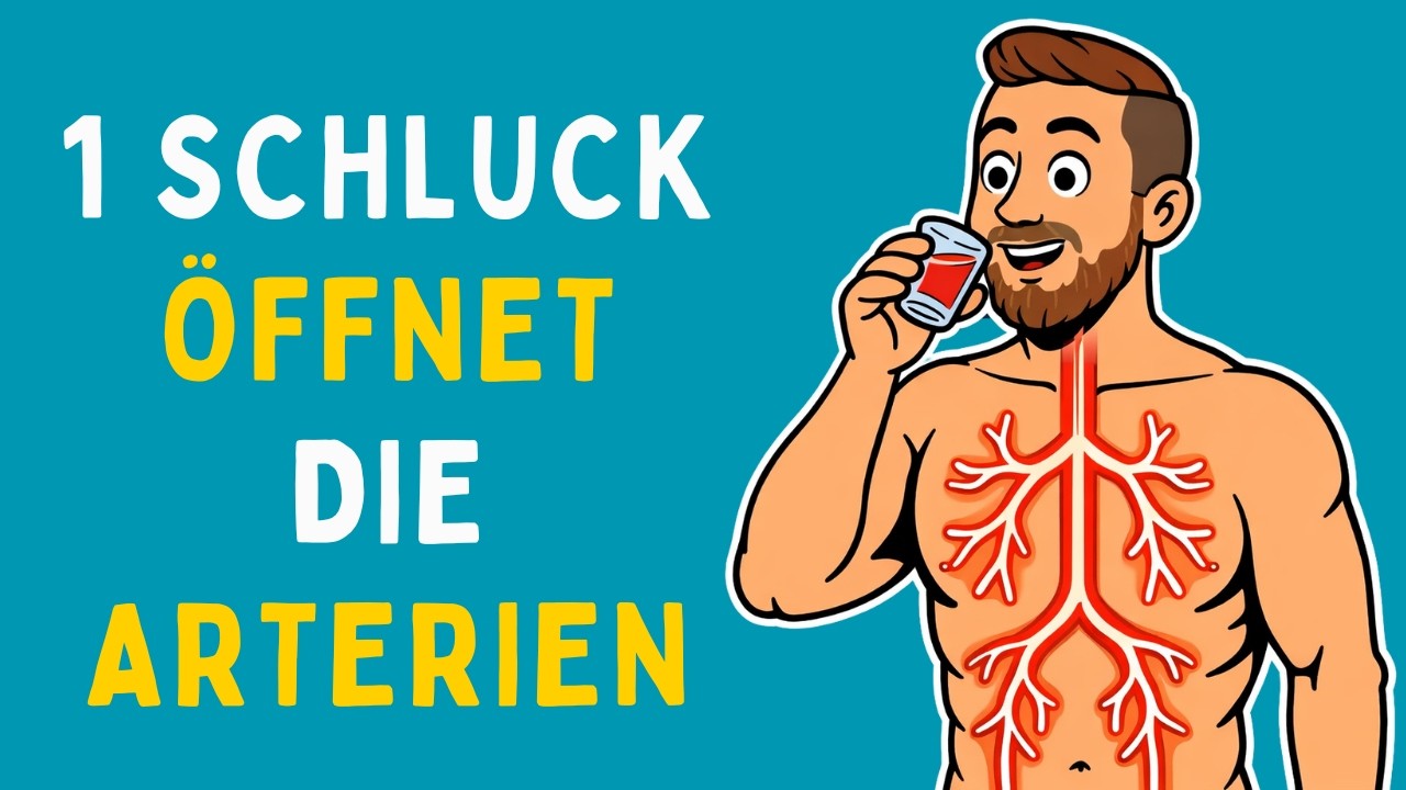 1 Schluck öffnet die Arterien SOFORT (Herzinfarkt & Schlaganfall vorbeugen)